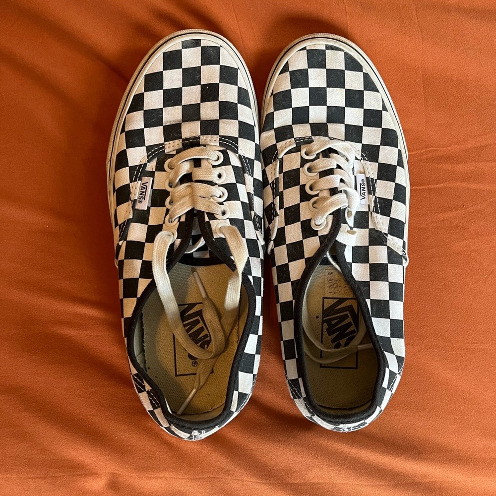 Checkered Vans